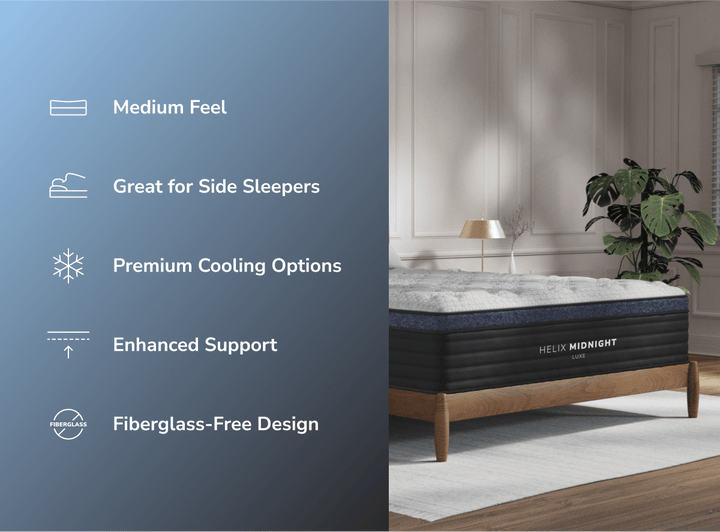 Midnight Luxe Medium Mattress by Helix