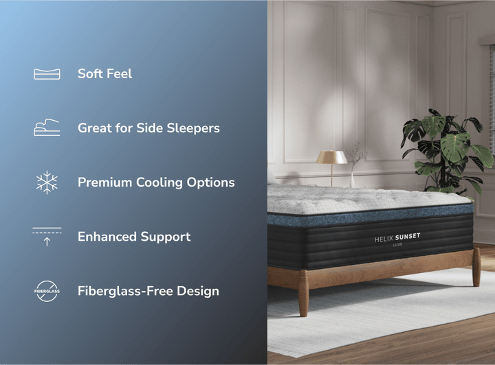 Sunset Luxe Plush Mattress by Helix